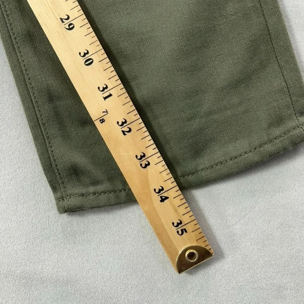 John Elliott‎ Pants Men 30 Green (measure 33x34) Button Fly 100% Cotton USA
